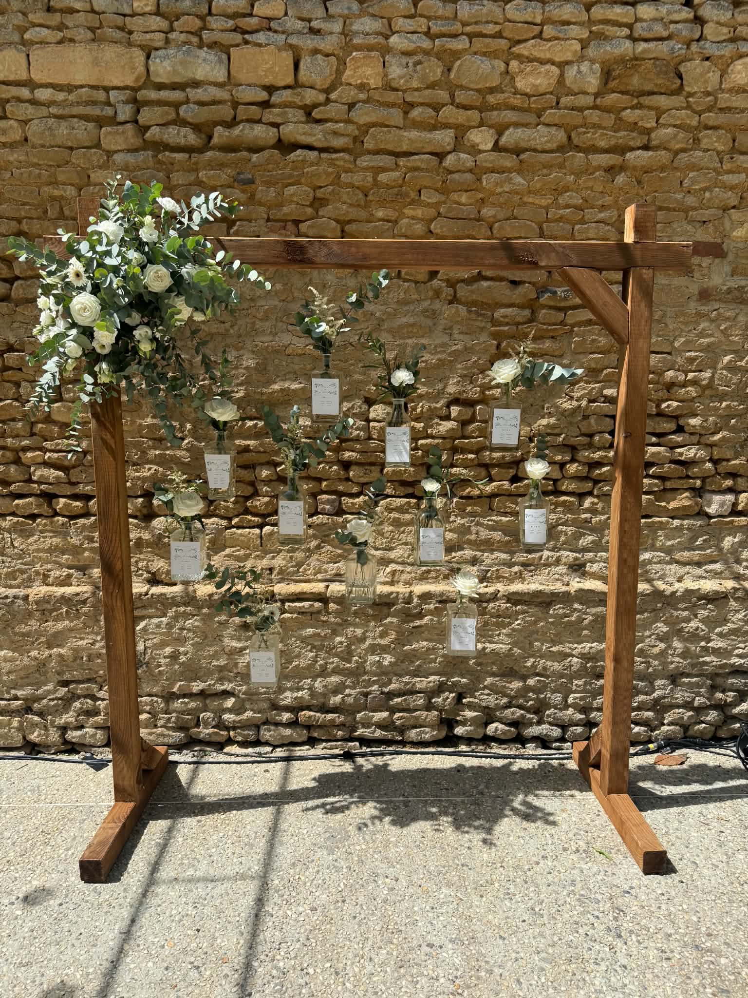 Arche décorative plan de table 185x180